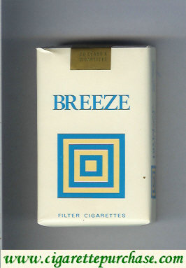 Breeze filter cigarettes collection series USA